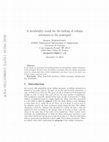 Research paper thumbnail of A decidability result for the halting problem of cellular automata in the pentagrid