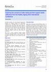 Research paper thumbnail of Exploring the concerns of older adults and their support needs: reflections from the Healthy Ageing 2022 International Conference