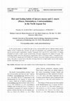 Research paper thumbnail of Diet and feeding habits of Spicara maena and S. smaris (Pisces, Osteichthyes, Centracanthidae) in the North Aegean Sea