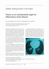 Research paper thumbnail of Thorax as an extraintestinal target for inflammatory bowel disease