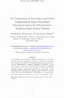 Research paper thumbnail of On Computation of Some Open and Closed Neighbourhood Degree Sum-Based Topological Indices for Metal-Insulator Transition Super Lattice Network