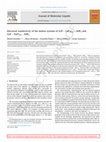 Research paper thumbnail of Electrical conductivity of the molten systems of (LiF -CaF 2 ) eut -NdF 3 and (LiF -NaF) eut -NdF 3