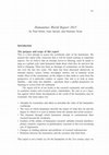 Research paper thumbnail of Humanities World Report 2015