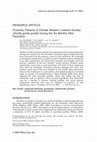 Research paper thumbnail of Proximity patterns of female western lowland gorillas (Gorilla gorilla gorilla) during the six months after parturition