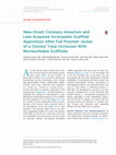 Research paper thumbnail of New-Onset Coronary Aneurism and Late-Acquired Incomplete Scaffold Apposition After Full Polymer Jacket of a Chronic Total Occlusion With Bioresorbable Scaffolds