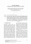 Research paper thumbnail of Fast BCI Calibration - Comparing Methods to Adapt BCI Systems for New Subjects