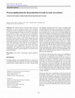 Research paper thumbnail of Process optimization for the production of ready-to-cook carrot halwa