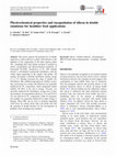 Research paper thumbnail of Physicochemical properties and encapsulation of silicon in double emulsions for healthier food applications