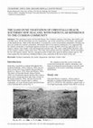 Research paper thumbnail of The sand dune vegetation of Chrystalls Beach, southern New Zealand, with particular reference to the cushion community