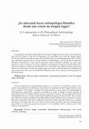 Research paper thumbnail of ¿Es adecuado hacer antropología filosófica desde una visión de ningún lugar? Is It Appropriate to Do Philosophical Anthropology from a Vision of no Place?