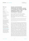 Research paper thumbnail of Human-environmental interactions and seismic activity in a Late Bronze to Early Iron Age settlement center in the southeastern Caucasus