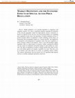 Research paper thumbnail of Market Definition and the Economic Effects of Special Access Price Regulation