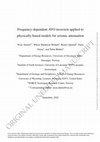 Research paper thumbnail of Frequency-dependent AVO inversion applied to physically based models for seismic attenuation