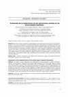 Research paper thumbnail of Evaluación de la implantación de las aplicaciones móviles en las universidades españolas