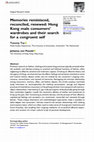 Research paper thumbnail of "Memories reminisced, reconciled, renewed: Hong Kong male consumers' wardrobes and their search for a congruent self",  Journal of Consumer Culture [ISSN: 1741-2900]