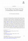 Research paper thumbnail of On the Origin of the Dragon: Evolving a Transdisciplinary Research Pedagogy