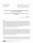 Research paper thumbnail of «Camino y camino y no ando nada»: filosofía de la caminata en los cuentos de Juan Rulfo