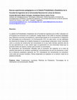 Research paper thumbnail of Nuevas experiencias pedagógicas en la Cátedra Probabilidad y Estadística de la Facultad de Ingeniería de la Universidad Nacional de Lomas de Zamora