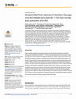 Research paper thumbnail of Ancient DNA from latrines in Northern Europe and the Middle East (500 BC-1700 AD) reveals past parasites and diet