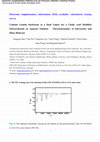 Research paper thumbnail of Cationic gemini surfactant as a dual linker for a cholic acid-modified polysaccharide in aqueous solution: thermodynamics of interaction and phase behavior