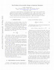 Research paper thumbnail of The Problem of Irreversible Change in Quantum Mechanics