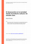 Research paper thumbnail of El desacuerdo en la sociedad desde el producto cultural. Un estudio caso