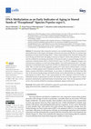 Research paper thumbnail of DNA Methylation as an Early Indicator of Aging in Stored Seeds of “Exceptional” Species Populus nigra L