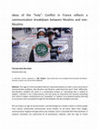 Research paper thumbnail of Ideas of the "holy": Conflict in France reflects a communication breakdown between Muslims and non-Muslims