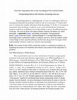 Research paper thumbnail of How the Inquisition led to the founding of the United States Incorporating History with Genetics, Genealogy and Law