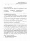 Research paper thumbnail of Climate Change, Environmental Security and Global Justice