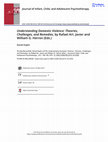 Research paper thumbnail of Understanding Domestic Violence: Theories, Challenges, and Remedies, by Rafael Art. Javier and William G. Herron (Eds.)