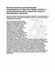 Research paper thumbnail of Remote Sensing and Earthquake Investigations at Old Town Ridge (3CG41) a multicomponent Native American town in Northeastern Arkansas