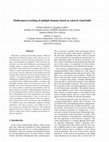 Research paper thumbnail of Multicamera tracking of multiple humans based on colored visual hulls