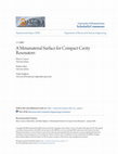 Research paper thumbnail of A metamaterial surface for compact cavity resonators