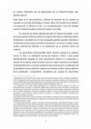 Research paper thumbnail of EL LENTO PROCESO DE LA ABOLICION DE LA PROSTITUCIÓN