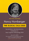 Research paper thumbnail of Nancy Hornberger keynote - The (SCOPUS/ISI) SOAS GLOCAL CALA Conference May, 2023