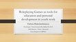 Research paper thumbnail of Roleplaying Games as tools for education and personal development in youth work