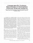 Research paper thumbnail of Lineage-specific Virulence Determinants ofHaemophilus influenzaeBiogroup aegyptius