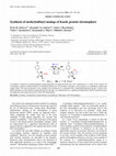 Research paper thumbnail of Synthesis of methylsulfanyl analogs of Kaede protein chromophore