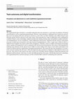 Research paper thumbnail of Team autonomy and digital transformation