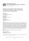 Research paper thumbnail of Changes to team autonomy in large-scale software development: a multiple case study of Scaled Agile Framework (SAFe) implementations