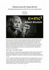 Research paper thumbnail of Einstein Şeytanın İlk Yalanını İfşa Etti Edip Yüksel