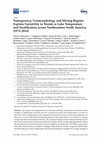 Research paper thumbnail of Transparency, Geomorphology and Mixing Regime Explain Variability in Trends in Lake Temperature and Stratification across Northeastern North America (1975–2014)