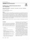 Research paper thumbnail of Citrullinemia Type 1: Behavioral Improvement with Late Liver Transplantation