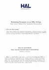 Research paper thumbnail of Estimating Occupancy in an Office Setting