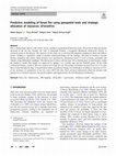 Research paper thumbnail of Predictive modeling of forest fire using geospatial tools and strategic allocation of resources: eForestFire