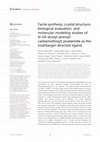 Research paper thumbnail of Facile synthesis, crystal structure, biological evaluation, and molecular modeling studies of N-((4-acetyl phenyl) carbamothioyl) pivalamide as the multitarget-directed ligand