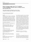 Research paper thumbnail of Effects of nitrogen supply and of UV-C irradiation on the susceptibility of Lactuca sativa L to Botrytis cinerea and Sclerotinia minor