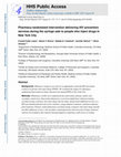 Research paper thumbnail of Pharmacy-randomized intervention delivering HIV prevention services during the syringe sale to people who inject drugs in New York City