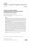 Research paper thumbnail of The eff ect of thermal treatment on antioxidant capacity and pigment contents in separated betalain fractions